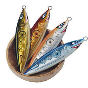 Señuelo de Pesca Artificial 3D que Brilla en la Oscuridad, 250G, Tipo Jig Hueco de Acción Lenta para Pesca en Barco, para Macarela, Uso en el Océano - Product Image 4