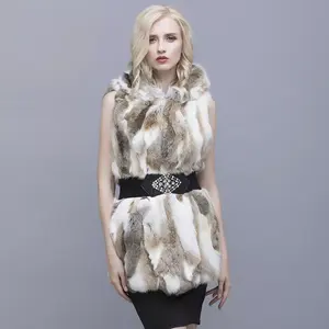 MWFur Hiver Mode Lapin <span class=keywords><strong>Fourrure</strong></span> <span class=keywords><strong>Gilet</strong></span> <span class=keywords><strong>Sans</strong></span> Manches <span class=keywords><strong>Gilet</strong></span> À Capuche Hiver Naturel <span class=keywords><strong>Fourrure</strong></span> <span class=keywords><strong>Gilet</strong></span> <span class=keywords><strong>Grande</strong></span> <span class=keywords><strong>Taille</strong></span> Femmes - Product Image 2