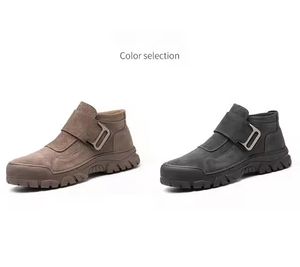 <span class=keywords><strong>Scarpe</strong></span> da lavoro in <span class=keywords><strong>pelle</strong></span> <span class=keywords><strong>scamosciata</strong></span> Unisex JIANKUN <span class=keywords><strong>scarpe</strong></span> da lavoro in acciaio Anti-puntura Anti-foratura per l'inverno primavera autunno - Product Image 6