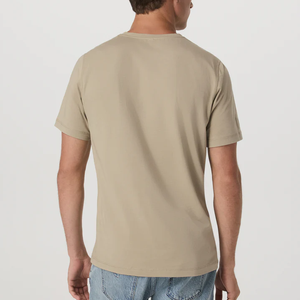 <span class=keywords><strong>T</strong></span>-<span class=keywords><strong>shirt</strong></span> décontracté en jersey tricoté à col rond pour <span class=keywords><strong>homme</strong></span>, coupe classique, manches courtes en coton, idéal pour l'é<span class=keywords><strong>t</strong></span>é, avec logo personnalisé, vente en gros - Product Image 4