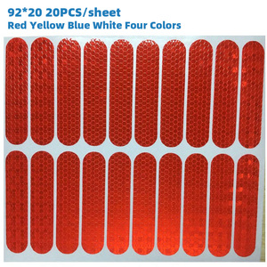 AFTFA - Adhesivo Reflectante de PVC de Alta Visibilidad para <span class=keywords><strong>Patinete</strong></span> Eléctrico <span class=keywords><strong>Xiaomi</strong></span> M365 Pro, 9.2x20cm - Product Image 2