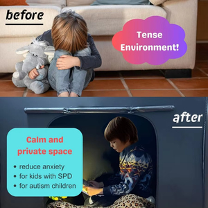 Carpa Infantil Plegable de Apertura Rápida, de Goma Plateada y Oxford, Altamente Elástica, Portátil, para Interiores y Exteriores - Product Image 3