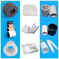 Barre ronde en PTFE (polytétrafluoroéthylène) F-4, plastique d'ingénierie, couleur blanche