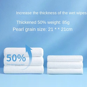 Tùy chỉnh bông dùng một lần khăn ướt cho khách sạn và phục vụ hội nghị thương mại nhỏ sử dụng Logo in khăn lau ướt - Product Image 4