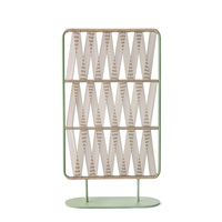 Paravent décoratif en alliage d'aluminium tressé pour patio, jardin et intérieur - Vente en gros