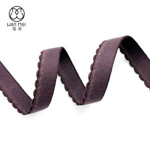 थोक 10-25 मिमी बैंगनी कस्टम रंग लोगो प्रिंट प्लग नायलॉन गैर-पर्ची ब्रा बैंड लोचदार फीता - Product Image 6