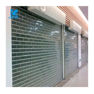 High Quality Modern Design Crystal Rolling <strong>Shutter</strong> Door Fashion <strong>Shop</strong> Roller <strong>Shutters</strong> with Transparent Polycarbonate Other Doors - Product Image 1