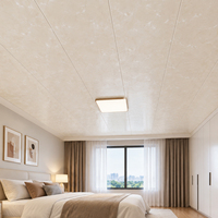Panneaux de plafond en PVC faciles à installer, OEM personnalisés, imperméables, pour chambre à coucher, pour projets d'intérieur