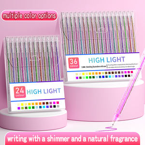 Stylos gel pailletés multicolores, pointe de 1,0 mm |   Surligneur à séchage rapide pour l'école, le journalisation, le scrapbooking et les projets de bricolage - Product Image 5