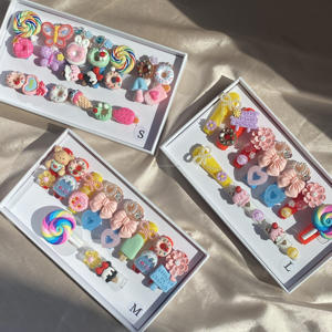 Usine en gros mode acrylique presse sur les ongles à la main mignon presse sur les ongles <span class=keywords><strong>manucure</strong></span> française sur 10 pièces avec des emballages personnalisés - Product Image 1