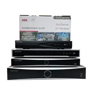 Оригинальный HIKVISON NVR POE 4ch 8ch 16ch 32 64 128 256 канал с полноцветной купольной башней пуля IP-сетевая камера