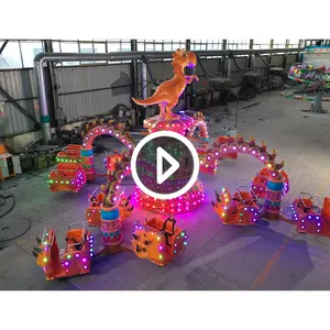 Amusement Park 24 Seat Fairground D Parc Attraction Foraine A Vendre Pour Enfants Petit Tour Machine Rides Dinosaur For Events