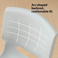 Vente en gros de chaises d'école meubles pour enfants table et chaises d'étude d'intérieur colorées pour bébés en plastique chaise en plastique pour enfants