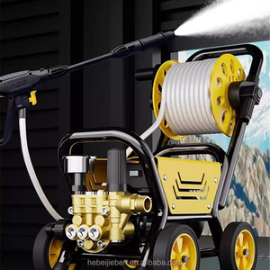 Système de nettoyage haute pression mobile 3000W, tête de pompe en laiton, machine de lavage pour camions et voitures de grande taille - Product Image 6