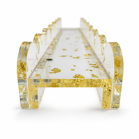 Support de Mahjong en Acrylique de 20 Pouces, Étanche, Écologique, Haute Transparence, Portable, Règle de Rangement pour Tuiles de Mahjong pour Table de Jeu