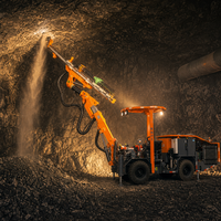 Foreuse hydraulique Jumbo KJ211 pour l'excavation de tunnels, pompes à engrenages, profondeur 20m, pour le forage de tunnels ferroviaires/routiers dans roche dure