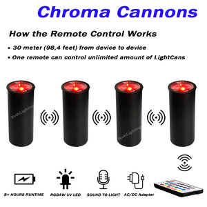 Cả hai ánh sáng Hot Bán <span class=keywords><strong>Chroma</strong></span> pháo APE rgbaw UV 6in1 Led Pin phòng thí nghiệm uplights cho đám cưới DJ bên sự kiện lên hiệu ứng ánh sáng - Product Image 5