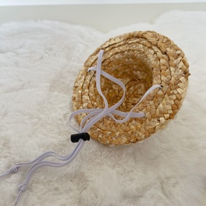 Nuevo Sombrero para Mascotas de Poliéster, Plástico y Nailon con Patrón Sólido para Perros/Gatos Pequeños - Accesorios de Moda para Mascotas de Verano/Invierno - Product Image 5