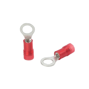 Terminal de crimpado en frío resistente a altas temperaturas <span class=keywords><strong>RVN</strong></span> 1,25-5SD con terminales de lengüeta preaislados aislados de nailon - Product Image 1