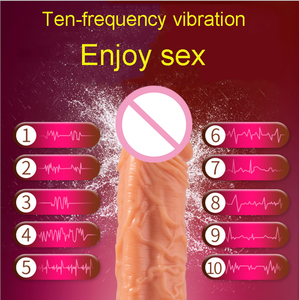 Echte Haut weiblicher Mastur bator Schub Silikon <span class=keywords><strong>Dildo</strong></span> <span class=keywords><strong>Vibrator</strong></span> mit echtem Gefühl für Frauen Sexspielzeug - Product Image 5
