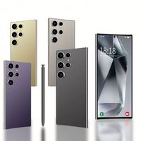 Teléfono Inteligente Android S24 ULTRA 2025 de 7.3 Pulgadas, 16GB+1TB de Almacenamiento, 5G, Doble SIM, Cámara de 108MP, Procesador MTK, Usado, Francés, para Juegos