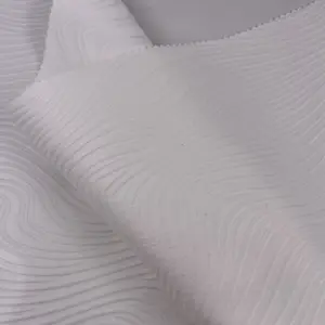 Neuer Jacquard wasserdichter nachhaltiger 150D 75D Polyesterstoff für Damenkleidung Hosenkleid