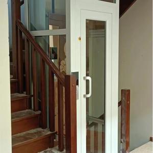 Nuevo elevador de casa residencial hidráulico de 2 pisos, elevador doméstico eléctrico <span class=keywords><strong>para</strong></span> interior y exterior, capacidad de carga de 300kg, 3 pisos - Product Image 4