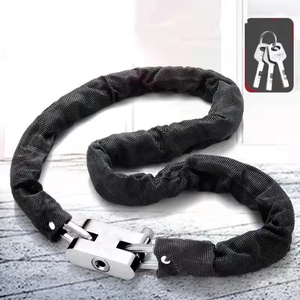 Ménage <span class=keywords><strong>voiture</strong></span> audacieuse <span class=keywords><strong>porte</strong></span> coulissante électrique vélo serrure longue chaîne livraison gratuite - Product Image 5