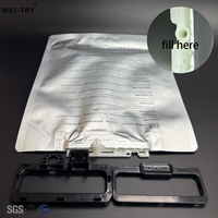 WEL-TRY L Pochette vide rechargeable extra grande capacité compatible avec WF-C869R/WF-C869Ra autoportante pour pack 18 mois