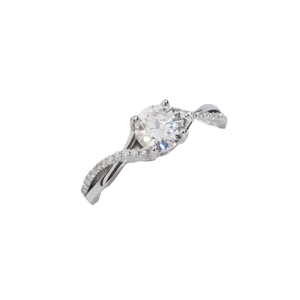 Anillos de Moda de Plata de Ley 925 con Moissanita y Diamantes VVS Nivel GRA para Mujer, Joyería de Boda y Compromiso - Product Image 4