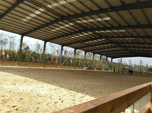 ที่กำหนดเอง Horse Stable <span class=keywords><strong>เหล็ก</strong></span>สำเร็จรูปวัว/แกะ/แพะหลั่ง Pig Farm House - Product Image 5