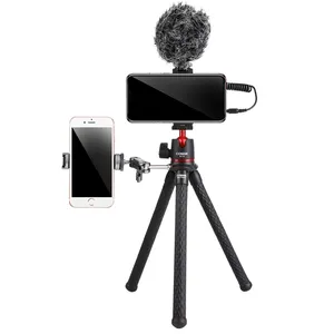 Tripod For Dslr Coman New Product Octopus Phone Tripod MT35 Mini Flexible With Phone Clip Adapter For Mobile Phone DSLR Camera