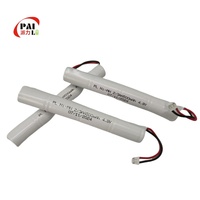 Grosir paket baterai NiMH 2/3 AA500mAh 4.8v kustom merek PL 110g untuk mainan elektronik konsumen kapal selam-berbagai tegangan AA