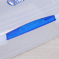 Boîte à lunch en plastique pour aliments avec couvercle verrouillable, design empilable pour gagner de l'espace au réfrigérateur et dans les placards