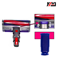 Repuestos para Dyson V11: Tubo de succión con conexión para cabezales de limpieza de rodillos blandos V6, V7, V8, V10 y fuelles