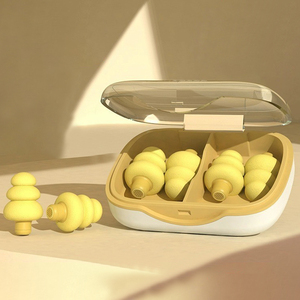 ที่อุดหูโฟม PU คุณภาพสูง ลดเสียงรบกวน ป้องกันเสียงได้ดี  แบบพับได้ ใช้ซ้ำได้  ปลอดภัยในตัว  บรรจุกล่อง สำหรับการนอนหลับ - Product Image 4