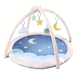 Tapis d'éveil lavable Ciel étoilé pour bébé avec jouets suspendus pour la chambre des enfants et les jeux de ramper - Product Image 3