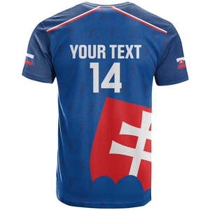 T-shirt respirant à manches courtes et col rond pour homme, coupe ajustée, édition spéciale Jour National de la Slovaquie 2026 - Product Image 5