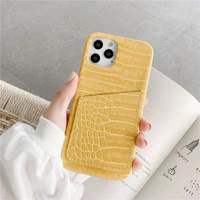 Étui de téléphone portable en cuir de crocodile pour IPhone15/14/16promax 13 étui rigide à demi-couverture