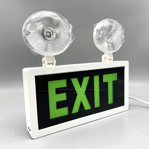 2025 kerangka plastik 1.2V baterai nikel Led tanda keluar darurat kombo - Product Image 2