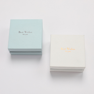 High Quality Luxury Velvet Insert Custom Logo Cardboard Ring Necklace Jewelry Gift Box Square <b>Pattern</b> Premium Packaging - Product Image 4