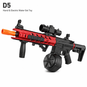 Pistolet à gel électrique d'intérieur M4 Hydro Gel Gun, grande capacité, avec lumière LED, camouflage, en plastique, pour jardin - Product Image 1