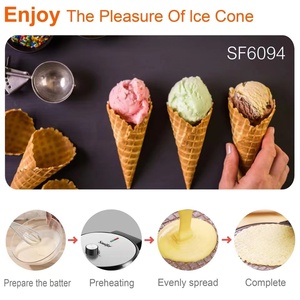 Sonifer SF-6094 Cuộn Trứng Tự Động 220V Gia Dụng Bán Sỉ Máy Làm Bánh Quế Mini Bằng Điện - Product Image 5