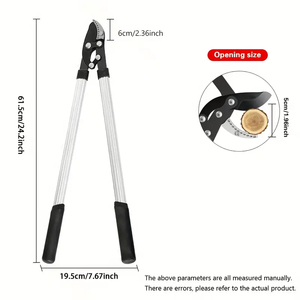 Potatore portatile potente con impugnatura antiscivolo per uso domestico e orticoltura giardino prugne rami spessi e <span class=keywords><strong>fiori</strong></span> alberi da frutto - Product Image 6