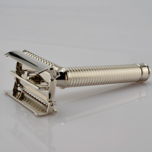 American Metal Matte Black Stainless Steel Custom Double Edge Safety Shaving <strong>Razor</strong> <strong>for</strong> <strong>Men</strong> - Product Image 4