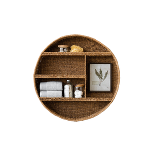 Estantes de Almacenamiento de Estilo Vintage de Pasto Marino, Estante Hecho a Mano, Estante de Pared de Pasto Marino, Estante Colgante de Pared Tejido a Mano de Vietnam - Product Image 3