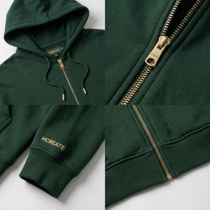 เสื้อฮู้ดซิปผู้ชายแบบสั่งทำพร้อมโลโก้ขายส่ง 8079 แบบไม่มีลาย ตกแต่งไหล่ตก ผ้าฟลีซหนานุ่ม ทรงโอเวอร์ไซส์ เชือกผูกโลหะ - Product Image 4