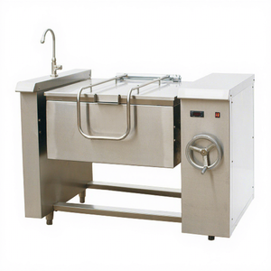 Sartén Grande Inclinable con Certificación CE | Estación Versátil para Saltear, Estofar y Hervir, Diseño <span class=keywords><strong>de</strong></span> Fácil Vertido, Hecha para Durar en Cocinas Profesionales - Product Image 1