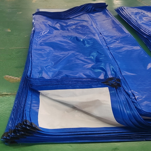 Prix d'usine, bâche en PE légère, résistante aux UV, imperméable, bords renforcés, œillets métalliques, taille personnalisée pour la construction - Product Image 1