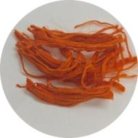 Fibre de polyimide (PI) 1,67 dtex 51 mm, teinture en masse orange